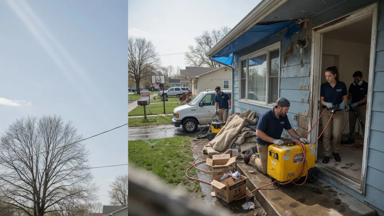 Basement Flood Cleanup in New London, TX near me